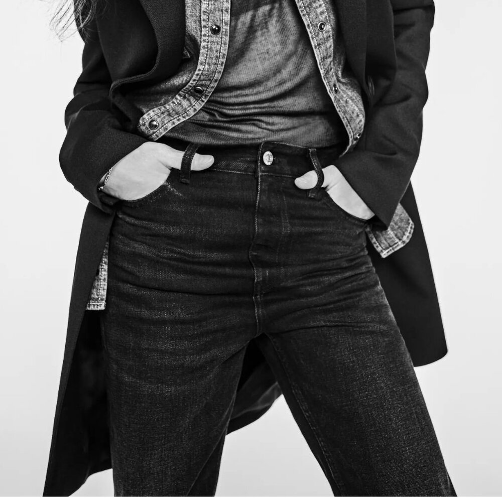 Zara x Charlotte Gainsbourg Collection Cigarette Jeans